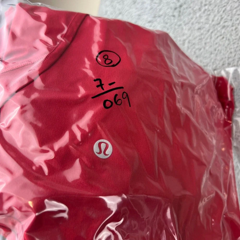 Lululemon Pace Rival Skirt Red Athletic Tennis Running Skort Women Size 8